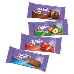 Milka Milka Singles Mix alpesi tejcsokoládé válogatás 138 g
