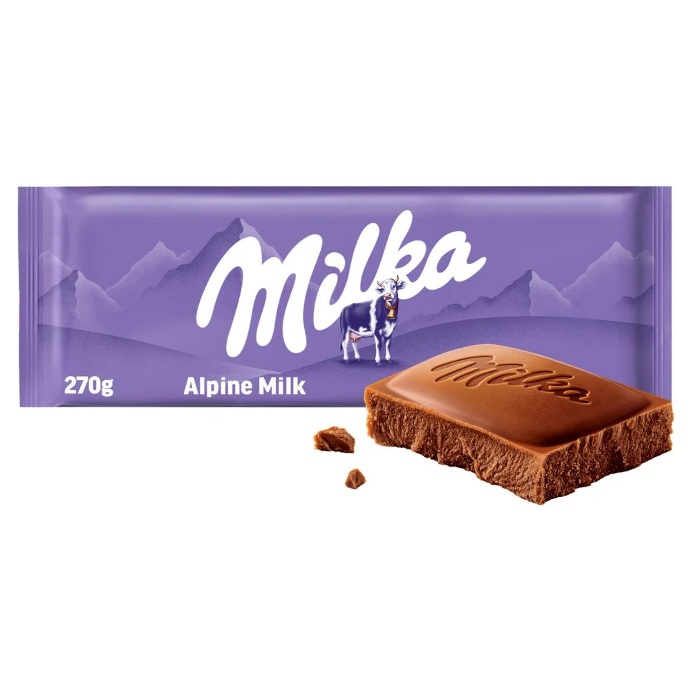 Milka alpesi tejcsokoládé 270 g
