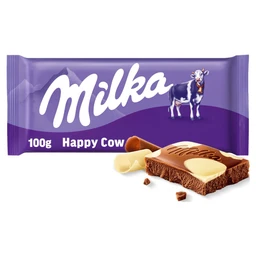 Milka Milka alpesi tej felhasználásával készült tejcsokoládé fehér csokoládéval 100 g