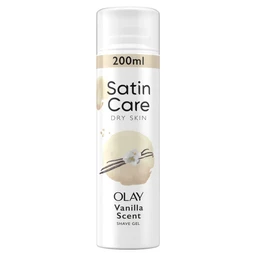 Gillette Satin Care with Olay Dry Skin Vanilla Cashmere Borotvazselé, 200 ml