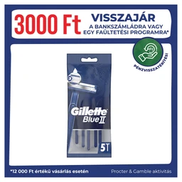 Gillette Gillette BlueII Eldobható Férfi Borotva, 5 db