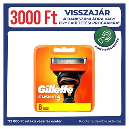 Gillette Gillette Fusion5 Borotvabetét Férfi Borotvához, 8 db