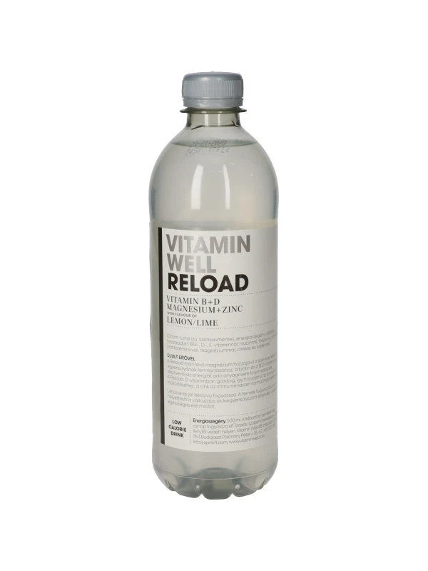 Vitamin Well Szénsavmentes üdítő reload, 0,5 l