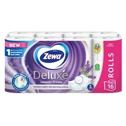 ZEWA Zewa Deluxe toalettpapír 16 tekercs (3 rétegű) levendula