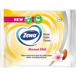 ZEWA Nedves Toalettpapír Almond Milk, 42 db