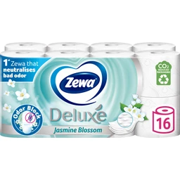 ZEWA Toalettpapír Deluxe Jasmine Blossom 16 tekercs 3 rétegű, 2400 lap