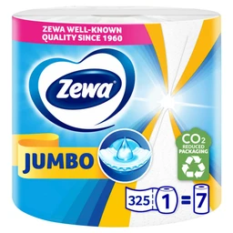 ZEWA Zewa Jumbo 1 tekercses háztartási papírtörlő 325 laptekercs