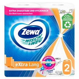 ZEWA Papírtörlő Wisch & Weg eXtra Lang Design 2 rétegű 2x72 lap, 144 lap