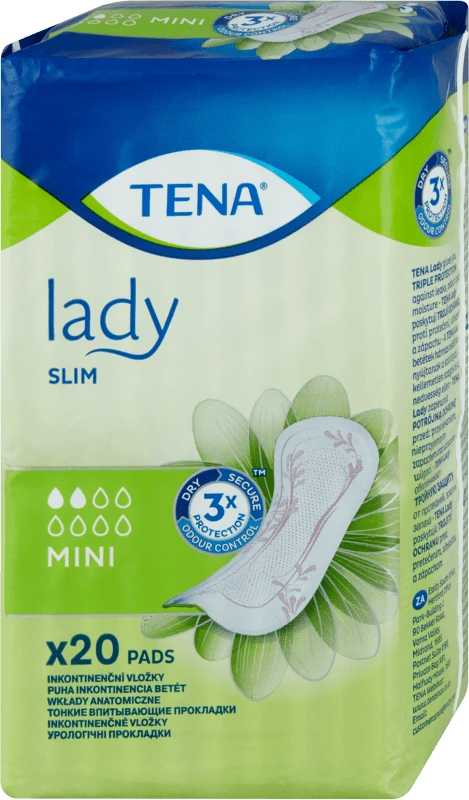 Tena Lady Slim Mini puha inkontinencia betét 20 db