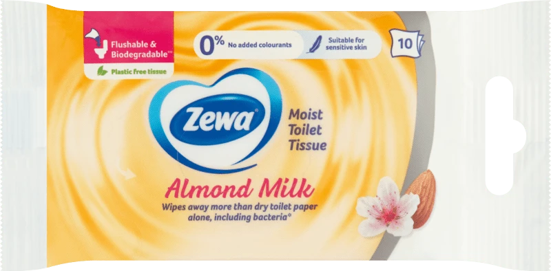 Nedves Toalettpapír Almond Milk, 10 db