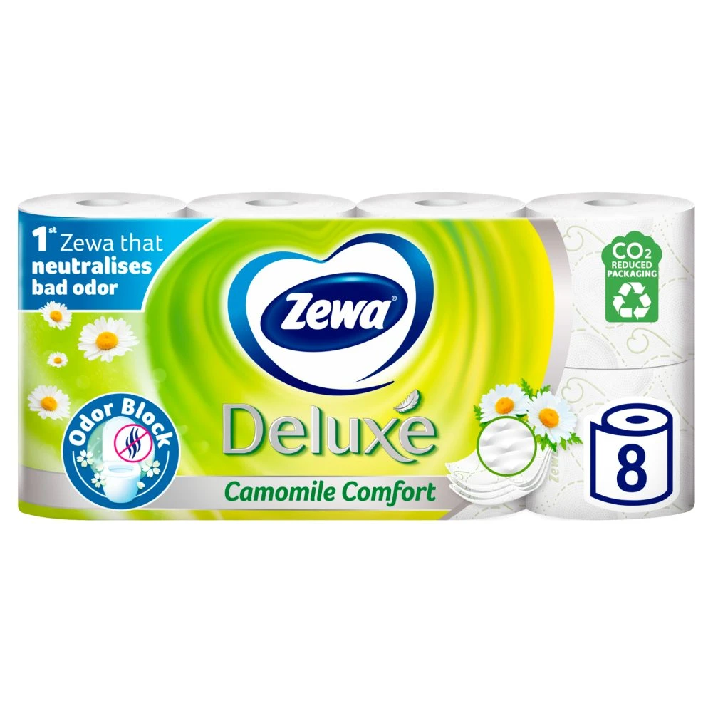 Zewa Deluxe Camomile Comfort toalettpapír 3 rétegű 8 tekercs
