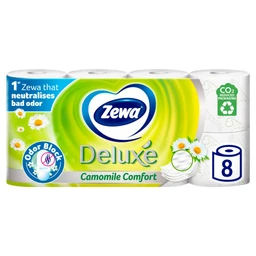 ZEWA Zewa Deluxe Camomile Comfort toalettpapír 3 rétegű 8 tekercs