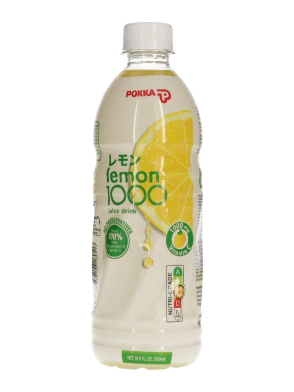 Pokka Lemon Limonádé Üdítoital 1000 Mg C vitamin Tartalommal 500 Ml