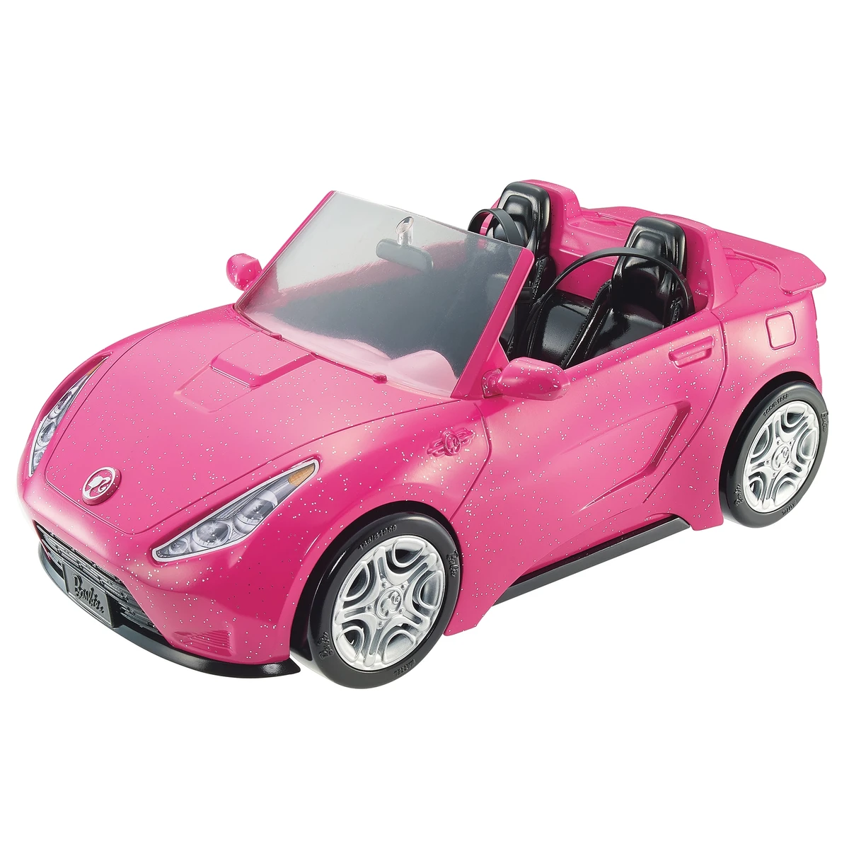 Barbie: kétszemélyes sportkocsi - rózsaszín