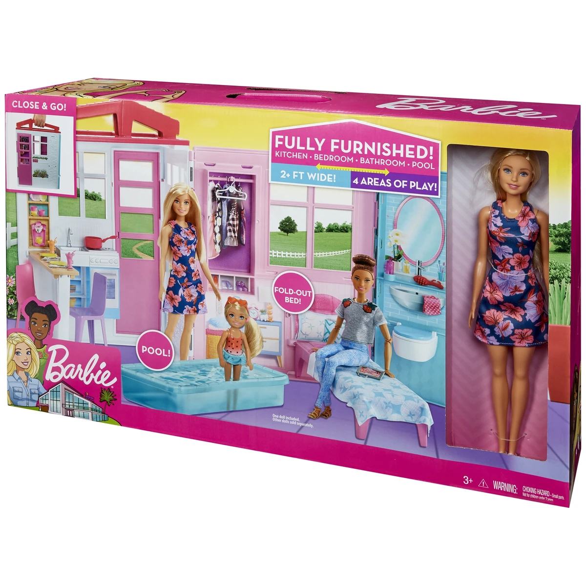 Barbie: tengerparti ház babával