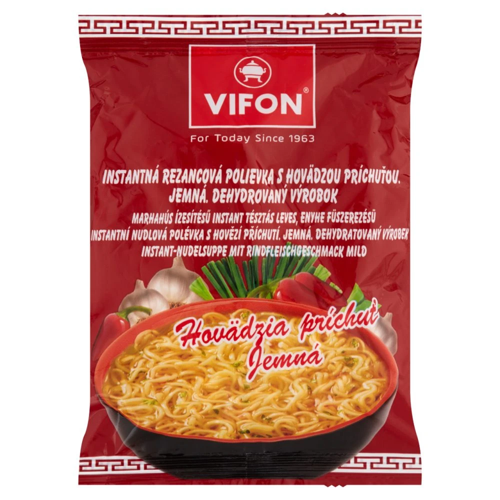 Vifon marhahús ízesítésű instant tésztás leves 60 g