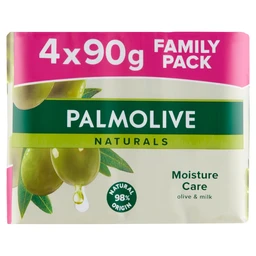 Palmolive Palmolive Szappan Naturals Moisture Care with Olive Family Pack, 0,36 kg