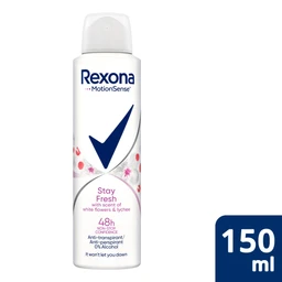 Rexona Rexona Deo spray, Stay Fresh White Flower & Lychee, 150 ml