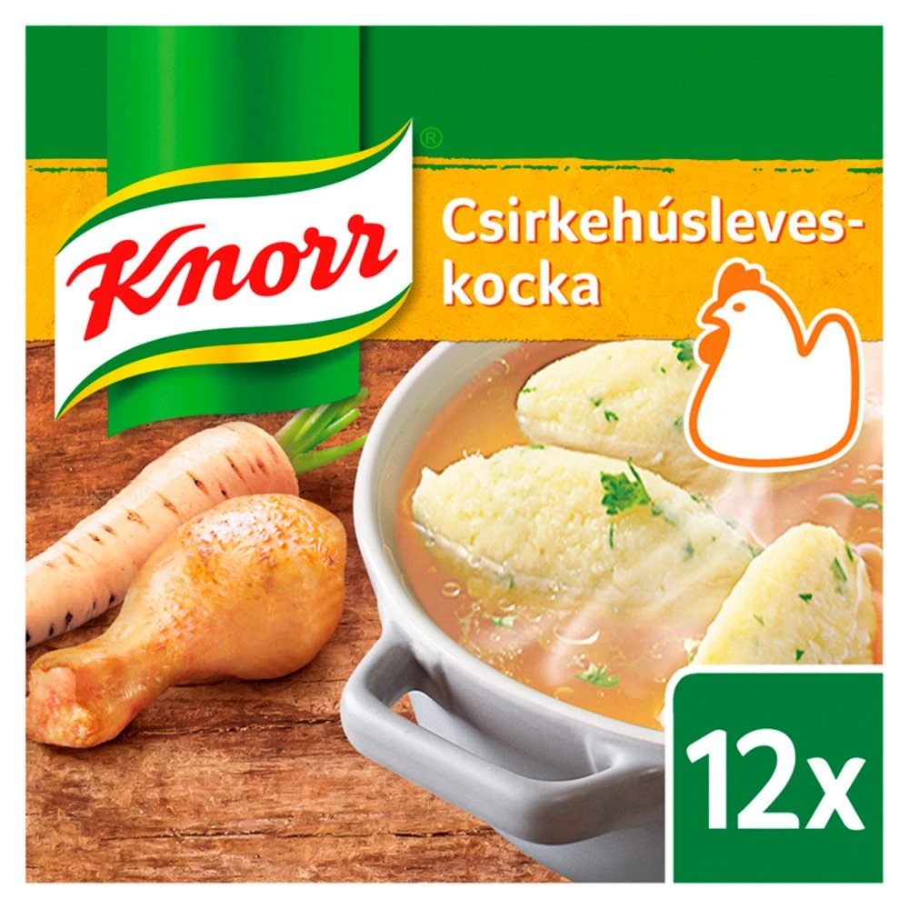 Knorr csirkehúsleves kocka 12 db 120 g