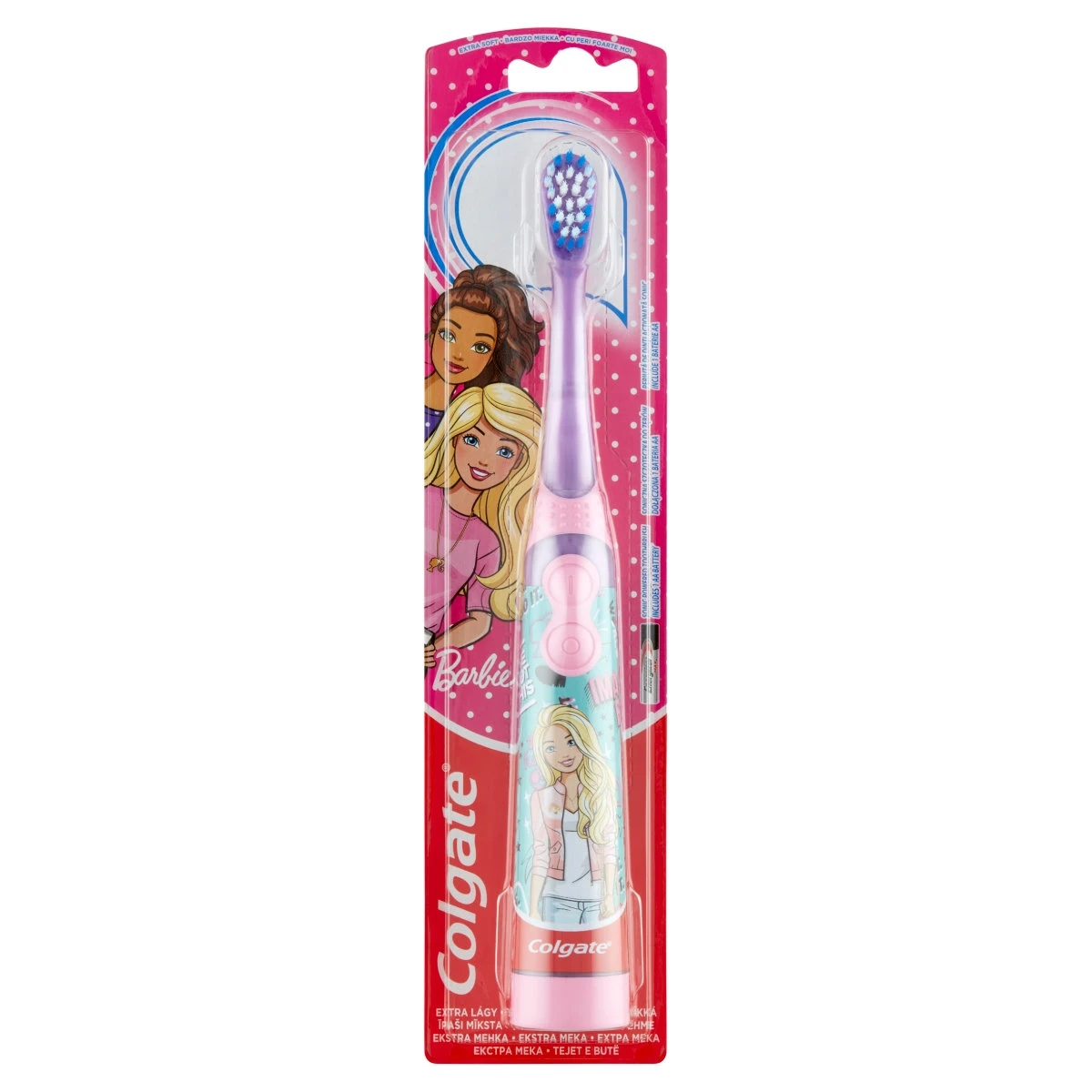 Colgate Elemes gyerek fogkefe Barbie, 1 db