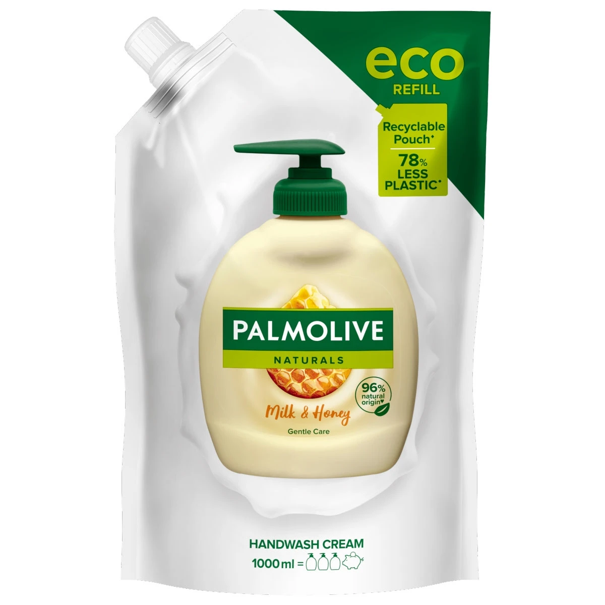 Palmolive Naturals Milk & Honey folyékony szappan utántöltő 1000 ml