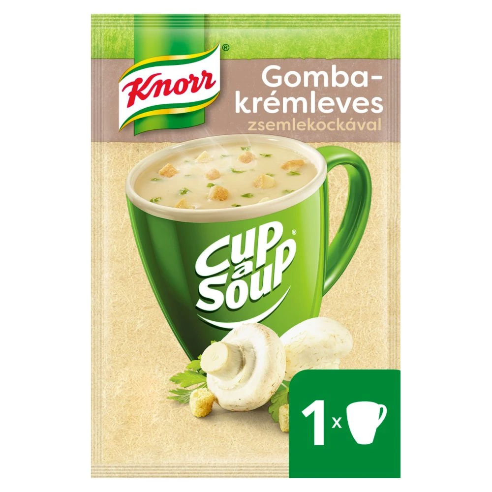 Knorr Cup a Soup gombakrémleves zsemlekockával 15 g