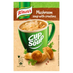 Knorr Knorr Cup a Soup vargányakrémleves zsemlekockával 15g