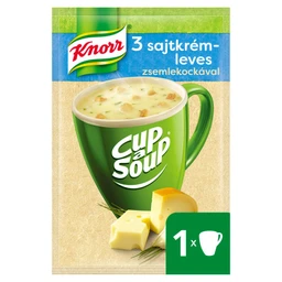 Knorr Knorr Cup a Soup 3 sajtkrémleves zsemlekockával 17 g