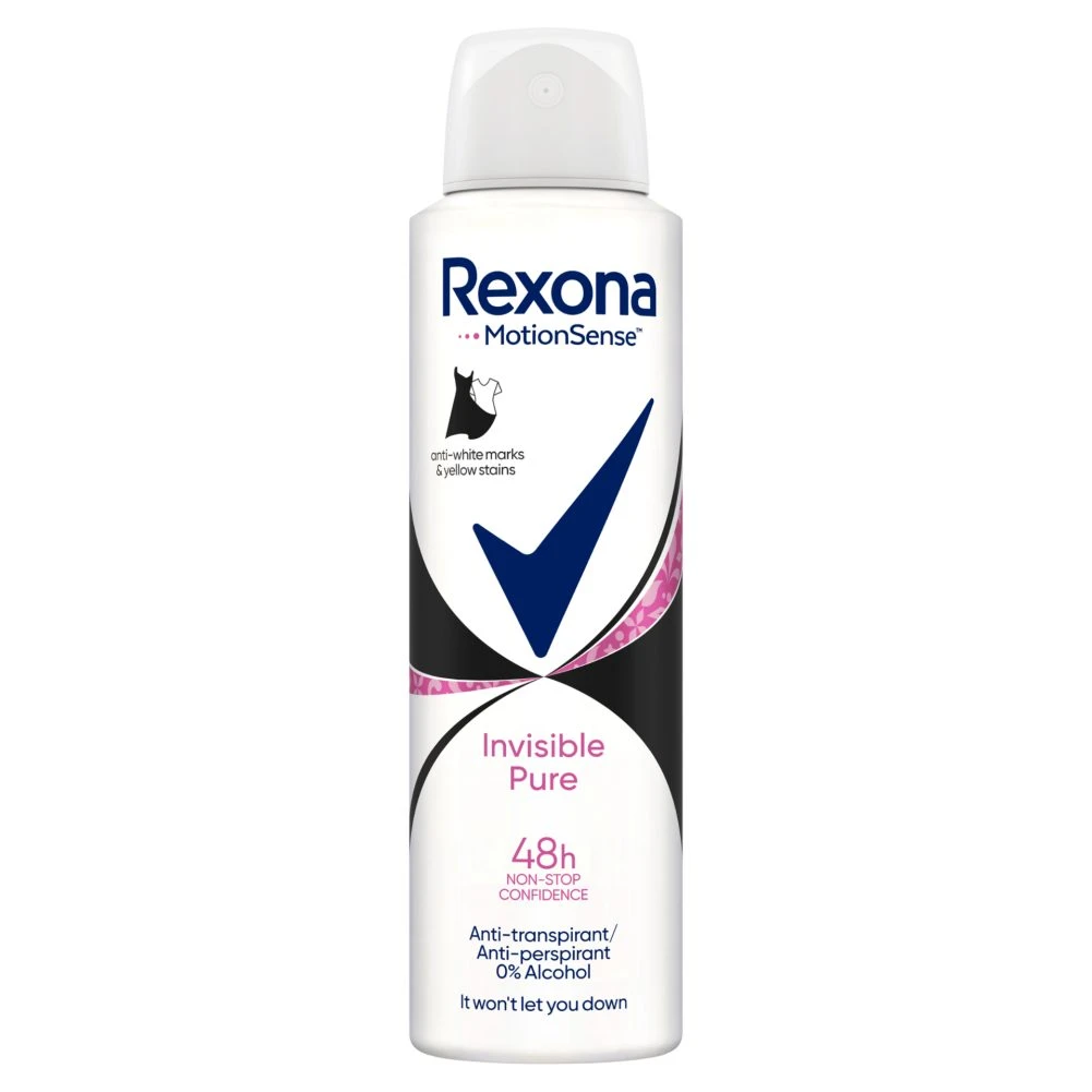 Rexona Invisible pure izzadásgátló aeroszol 150 ml