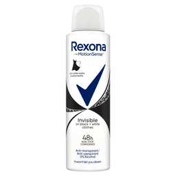 Rexona Rexona Invisible on black + white clothes izzadásgátló aeroszol 150 ml