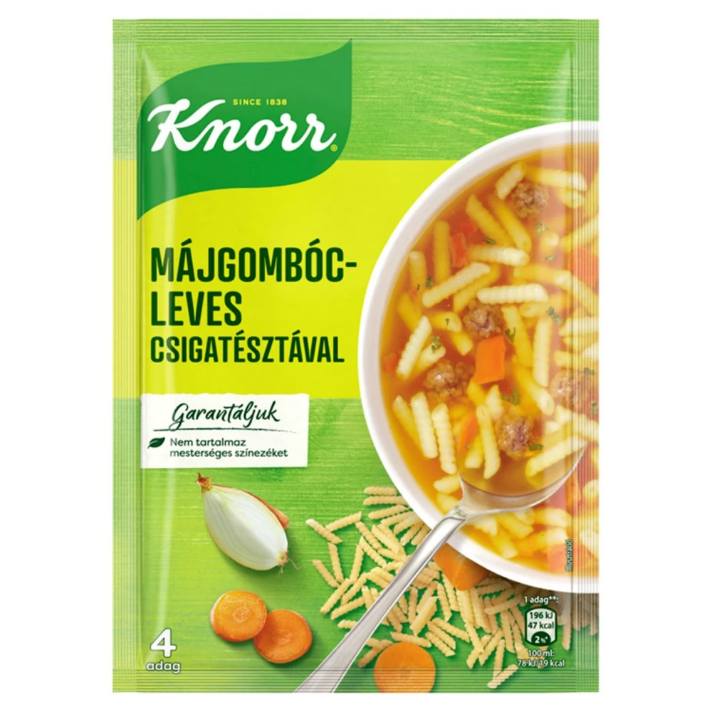 Knorr Telis Tele Levesek májgombócleves csigatésztával 58 g