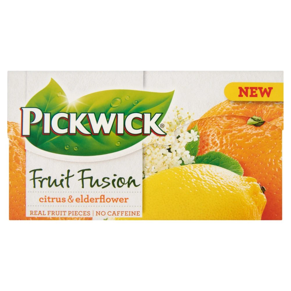 Pickwick Fruit Fusion gyümölcstea citrom és narancshéjjal és bodzavirággal ízesítve 20 filter 40 g