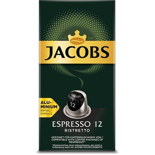 Jacobs Espresso 10 Intenso őrölt pörkölt kávé kapszulában 20 db 104 g