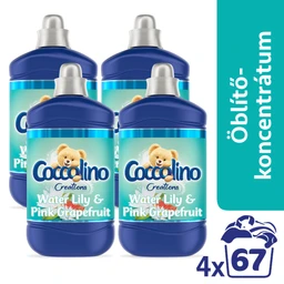 Coccolino Coccolino Creations Water Lily & Pink Grapefruit öblítőkoncentrátum, 4x1680 ml