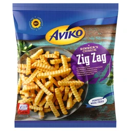 Aviko Aviko Zig Zag elősütött, gyorsfagyasztott, cikcakkos hasábburgonya sütőbe 1500 g