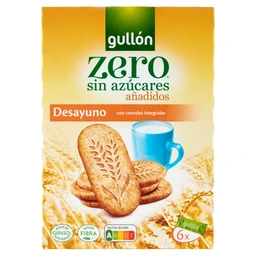 Gullón Gullón keksz teljes kiőrlésű gabonával cukor hozzáadása nélkül édesítőszerrel 216 g