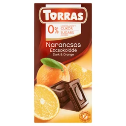  Torras narancsos étcsokoládé édesítőszerrel 75 g