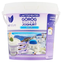 Real Nature Real Nature Proxy görög stílusú krémes laktózmentes natúr joghurt 1 kg