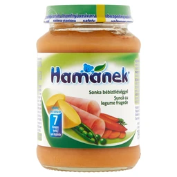 Hamánek Hamánek sonka bébizöldséggel bébiétel 7 hónapos kortól 190 g