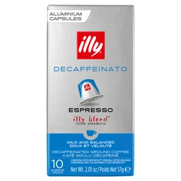 Illy Illy Decaffeinato Espresso Illy Blend koffeinmentes őrölt pörkölt kávé kapszulában 10 db 57 g