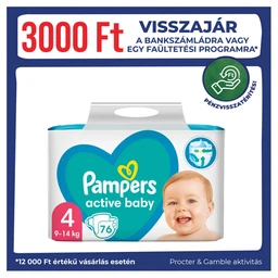 Pampers Pampers Active Baby dry Pelenka 4 Maxi 76 Db