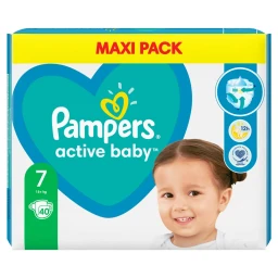 Pampers Pampers Active Baby Maxi Pack pelenka, 7 es méret, 40 db
