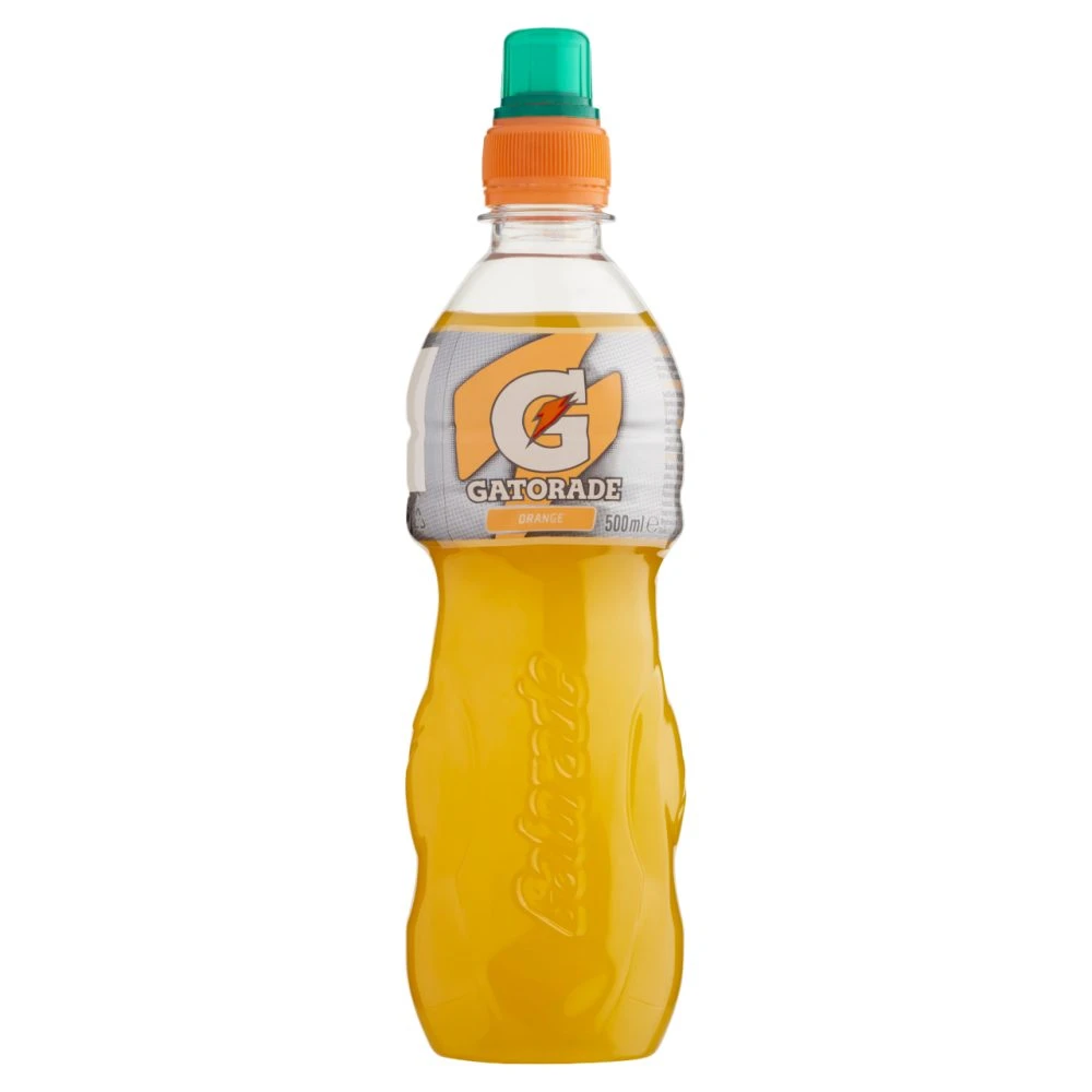 Gatorade szénsavmentes narancsízű izotóniás sportital cukorral és édesítőszerekkel 500 ml