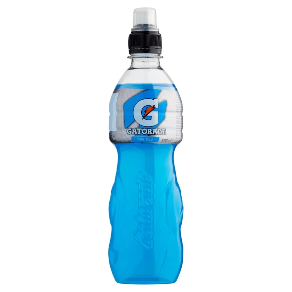 Gatorade Cool Blue szénsavmentes málnaízű izotóniás sportital cukorral és édesítőszerekkel 500ml