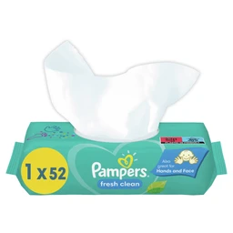 Pampers Pampers Fresh Clean Nedves Törlőkendő, 1 Csomag = 52 db
