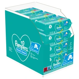 Pampers Pampers Fresh Clean Nedves Törlőkendő, 1 Csomag = 80 db