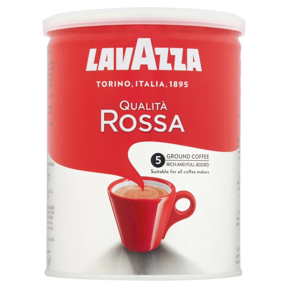 Lavazza Rossa Őrölt Pörkölt Kávé Fémdobozos 250 G
