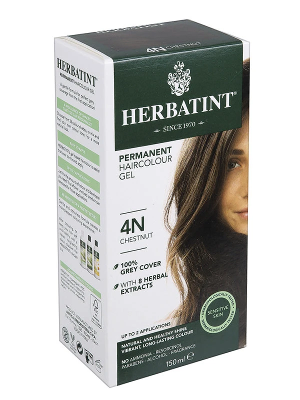 Herbatint 4n Gesztenye Tartós Növényi Hajfesték 1 Db