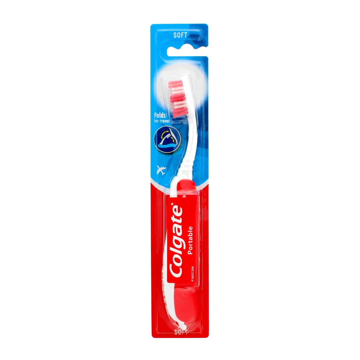 Colgate Portable összecsukható puha sörtéjű fogkefe
