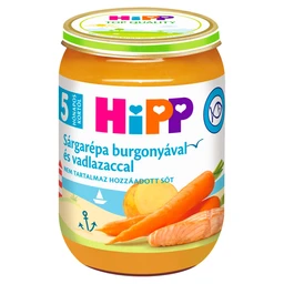 Hipp Hipp Sárgarépa Burgonya Vadlazaccal 190 G 5 Hónapos Kortól Ajánlott